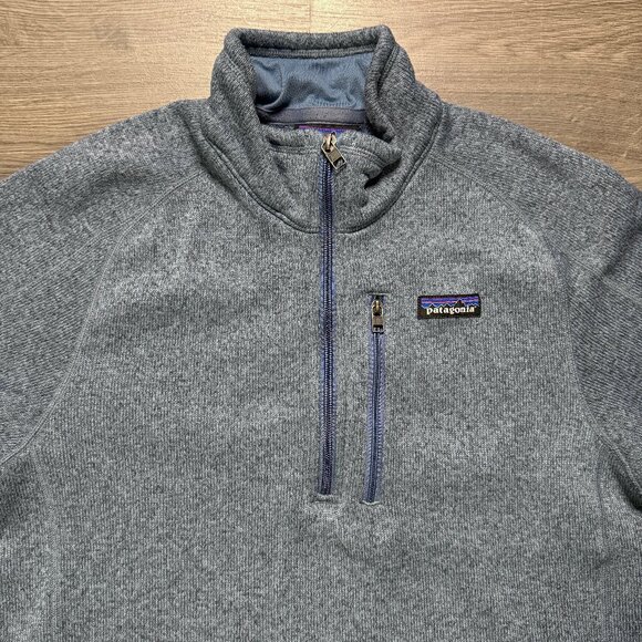 Patagonia Men's Better Sweater 1/4-Zip Fleece - Light Blue - Picture 3 of 7